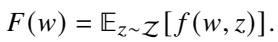 F(w) equation
