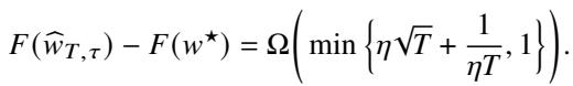 Lower Bound Equation