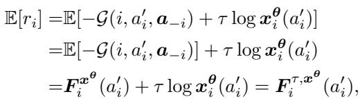 Payoff expectation equation.