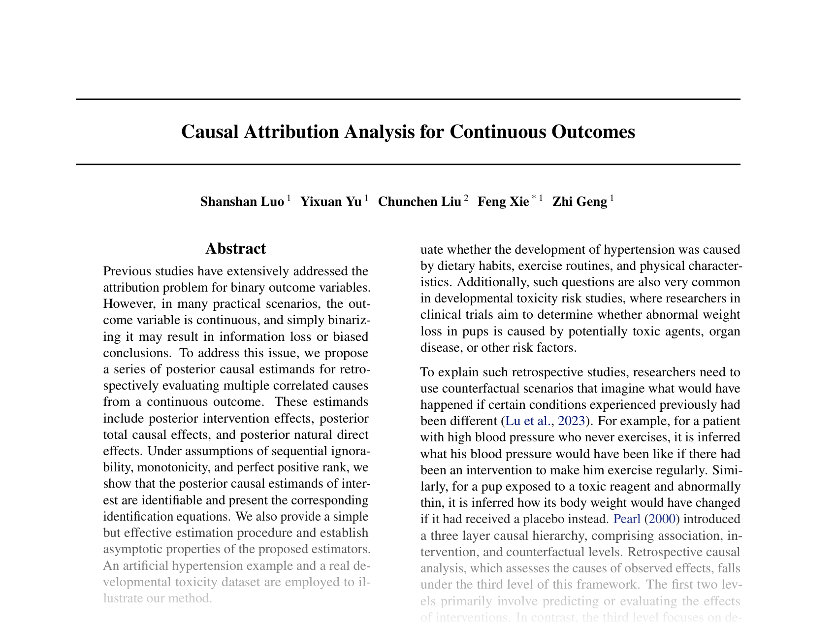 [Causal Attribution Analysis for Continuous Outcomes 🔗](https://openreview.net/pdf?id=Lie2rOCgkh)