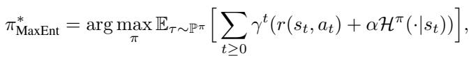 MaxEnt Optimal Policy Equation