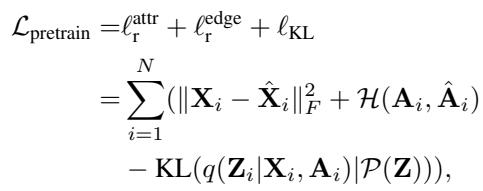 Equation 7: The pre-training loss function.