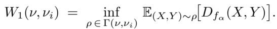 L1 Wasserstein definition