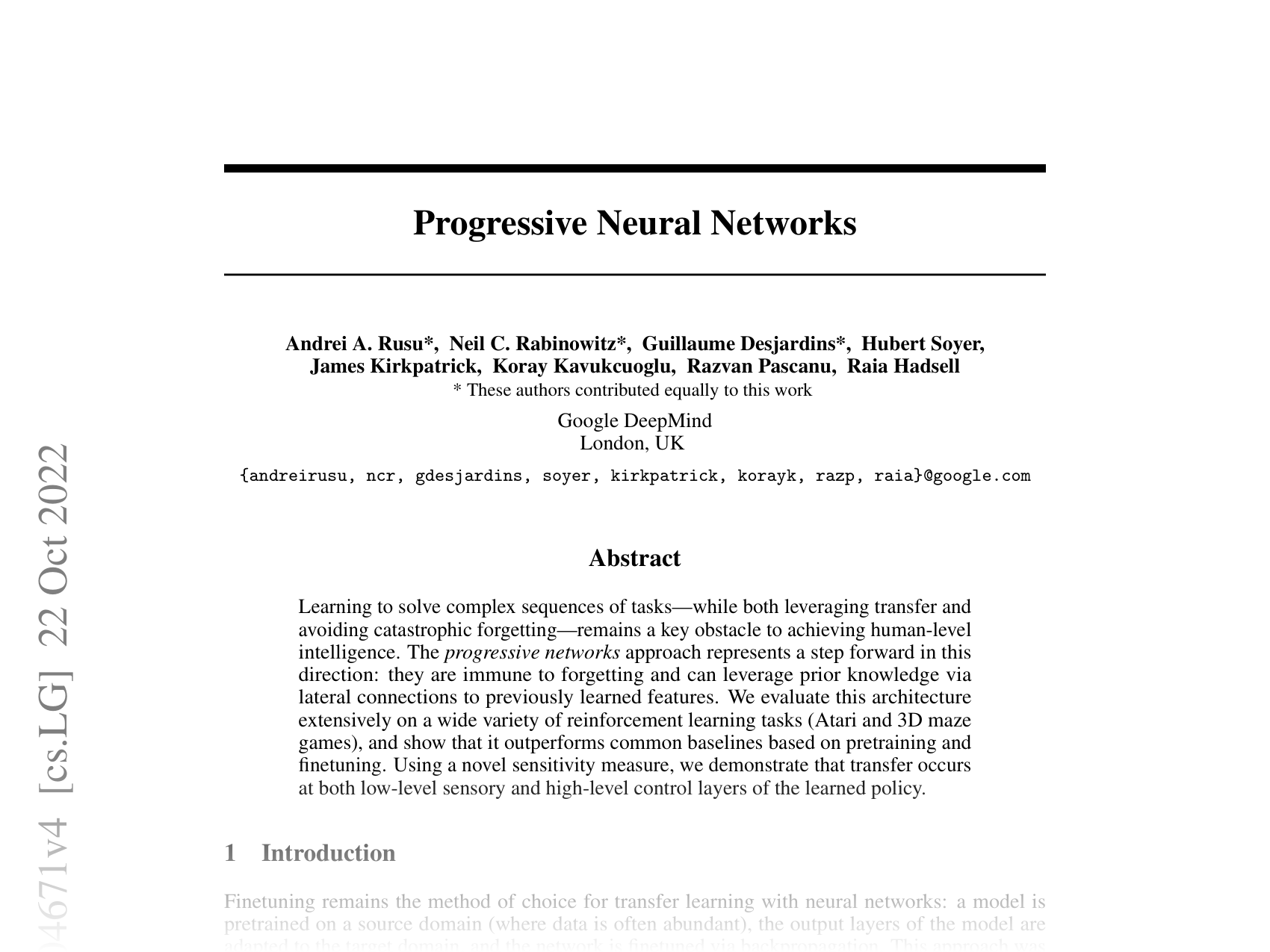 [Progressive Neural Networks 🔗](https://arxiv.org/abs/1606.04671)