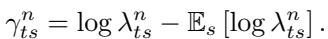 相对对数梯度大小的公式,它帮助优化器比较不同时间尺度上的梯度尺度。
