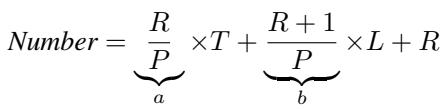 Equation for parameter calculation