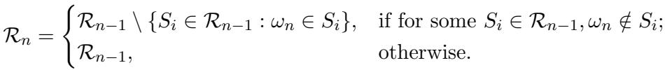 The core rule of the Set Elimination Game.