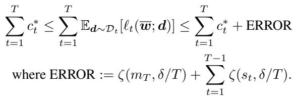 重放的泛化界说明总误差由多个误差项之和界定。