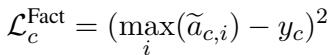 事实级损失公式。