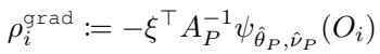 Gradient-based pseudo-outcome definition.
