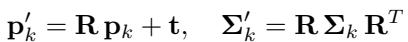 Equation for transformation.