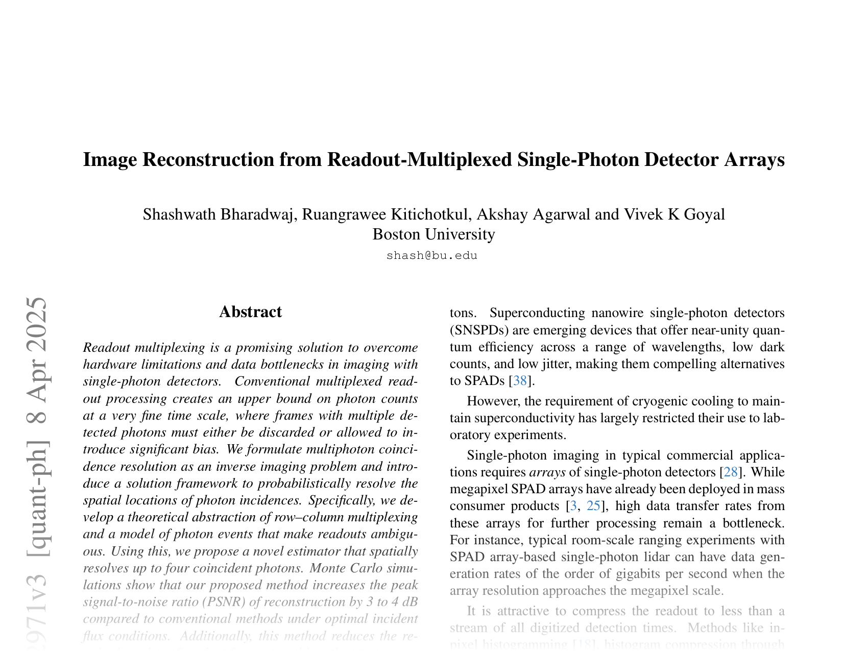 [Image Reconstruction from Readout-Multiplexed Single-Photon Detector Arrays 🔗](https://arxiv.org/abs/2312.02971)