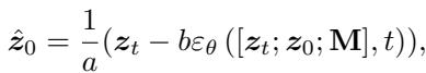 Equation for latent augmentation estimation.