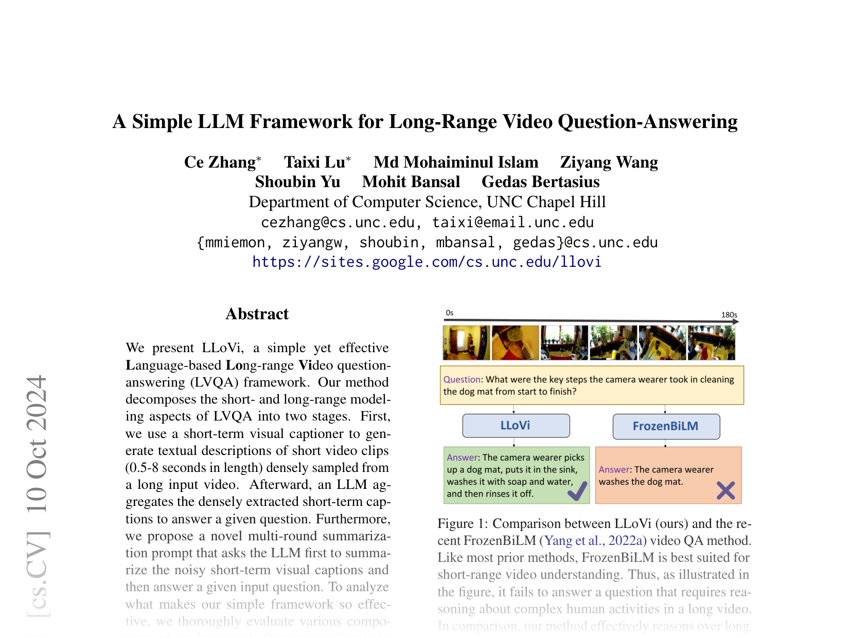 [A Simple LLM Framework for Long-Range Video Question-Answering 🔗](https://arxiv.org/abs/2312.17235)