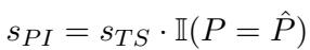 Formula for Parameter Identification Score