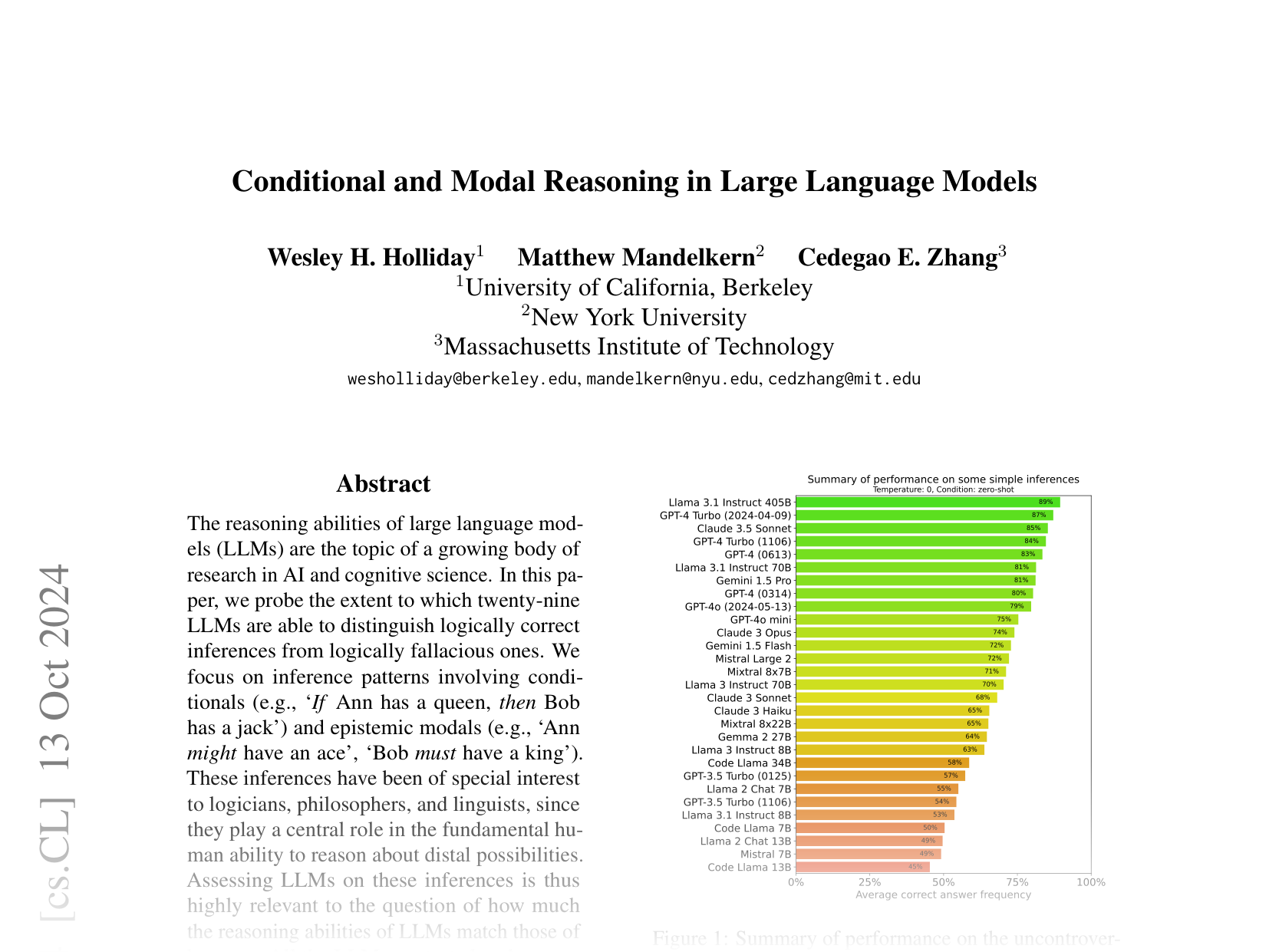 [Conditional and Modal Reasoning in Large Language Models 🔗](https://arxiv.org/abs/2401.17169)