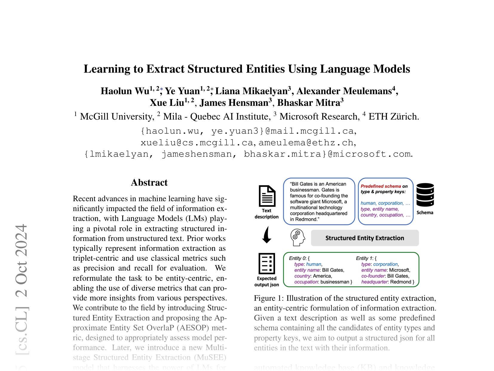 [Learning to Extract Structured Entities Using Language Models 🔗](https://arxiv.org/abs/2402.04437)