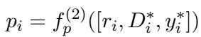 Equation showing the prompt including the previous prediction y*.