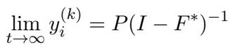 Equation showing the limit of the prediction as t approaches infinity.