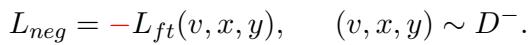 负样本损失公式