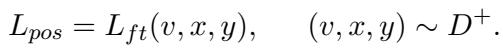 正样本损失公式