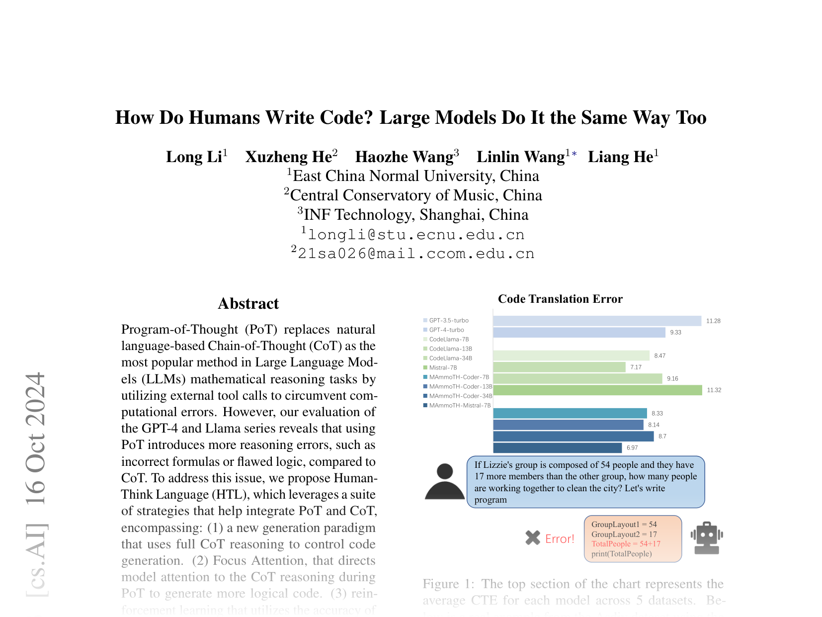 [How Do Humans Write Code? Large Models Do It the Same Way Too 🔗](https://arxiv.org/abs/2402.15729)