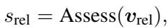 Equation 3: Calculating the relevance score.