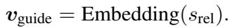 Equation 4: Creating the guidance vector.