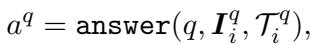 Equation for determining the answer based on the axiom and pruned facts.