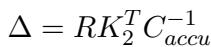 公式 13 展示 Delta 的计算