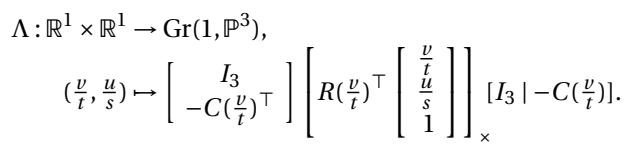 The equation for the back-projection map Lambda.