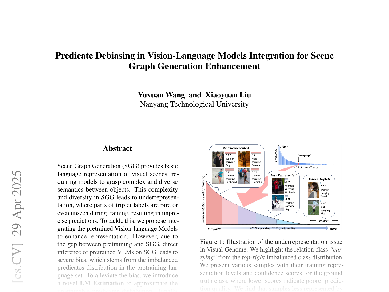 [Predicate Debiasing in Vision-Language Models Integration for Scene Graph Generation Enhancement 🔗](https://arxiv.org/abs/2403.16184)