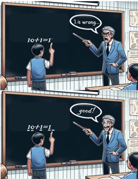 图 1: 对于 LLM 来说,像人类一样从左到右以因果方式读取数字并非最佳选择。模型必须读到数字的最后几位才能推断出第一位数字的位值。为了解决这个问题,我们提出了“NumeroLogic”,这是一种在实际数字之前标明数字位数的数值格式。