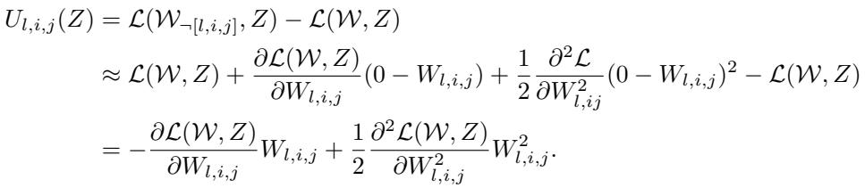 权重效用的二阶泰勒近似，使用一阶与二阶导数。