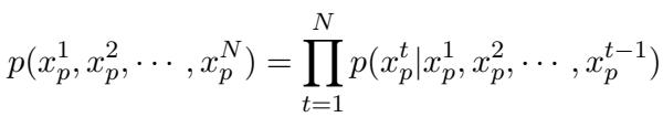 Equation for probability decomposition