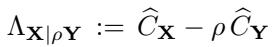 Conditional Covariance Matrix Definition