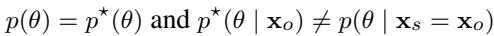 Equation 2: Formal definition of model misspecification.