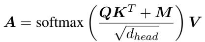 Standard Attention Equation