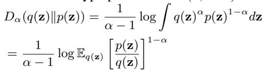 The definition of Rényi Divergence.