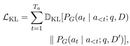 公式: KL 散度计算。