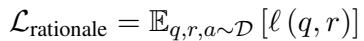 显示理由学习步骤损失函数的公式。