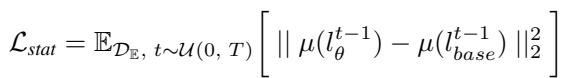 Equation 4: The Statistics Matching Loss formula.