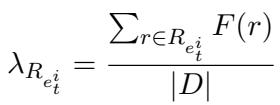 公式展示了基于开发集上的失败总和如何计算失败率 lambda。