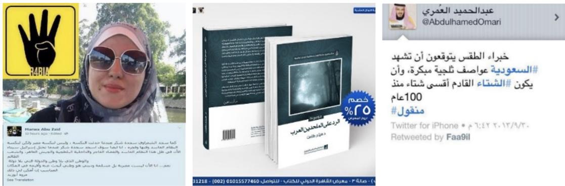 Figure 5: Examples of images labeled as not-meme.