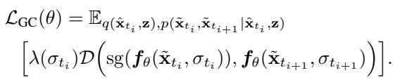 Equation for the GC Loss function.