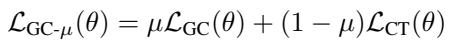 Equation for the joint loss function.