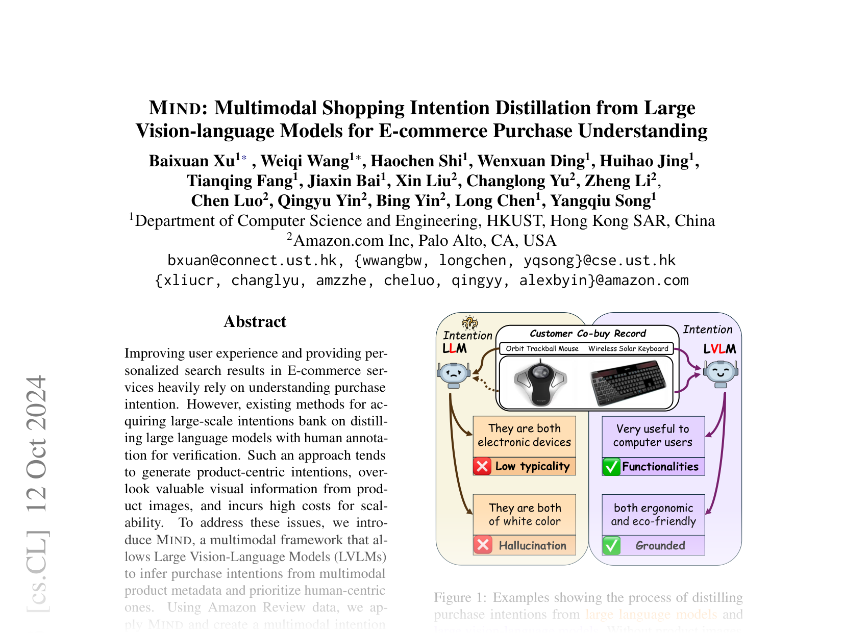 [MIND: Multimodal Shopping Intention Distillation from Large Vision-Language Models for E-commerce Purchase Understanding 🔗](https://arxiv.org/abs/2406.10701)