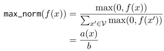 公式 3: max_norm 函数细节。