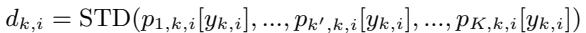 跨模型变异性标准差公式。