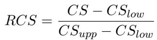 Equation for RCS